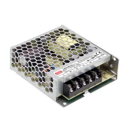 LRS-50-48 Switching power supply, closed, 52.8W, 48V, 1.1A, MEAN WELL