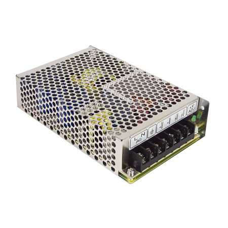 RQ-85C Switching power supply, closed, 85W, 5/15/-5/-15, MEAN WELL