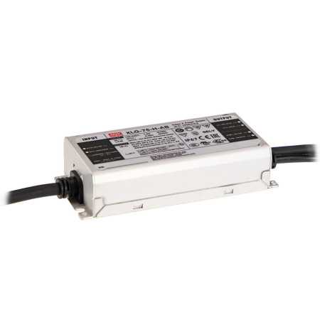 ELG-75-12A-3Y Led driver, IP65 60W, 12V, 5A CV+CC + PE, MEAN WELL