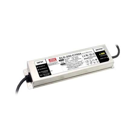 ELG-200-C1750AB-3Y Led driver, IP65 199,5W, 57-114V, 1750mA CC dim+PE, MEAN WELL