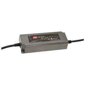 NPF-90D-12 Led driver, IP67 90W, 12V, 7.5A CV+CC dimmable, MEAN WELL