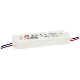 LPV-20-12 Led driver, Class2 20W, 12V, 1.67A CV, MEAN WELL