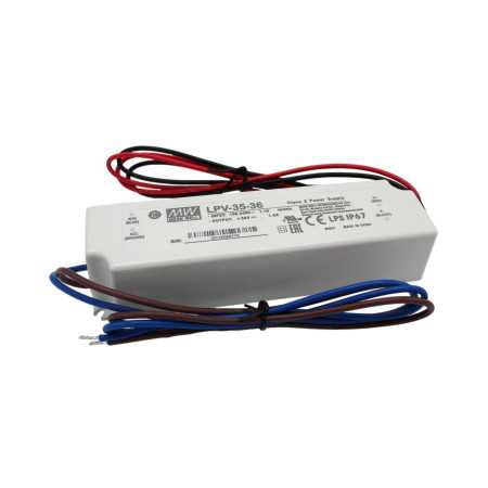 LPV-60-12 Led driver, Class2 60W, 12V, 5A CV, MEAN WELL
