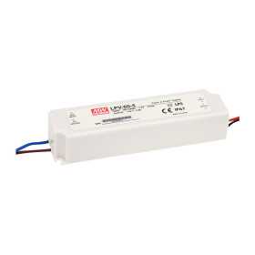 LPV-60-24 Led driver, Class2 60W, 24V, 2,5A CV, MEAN WELL