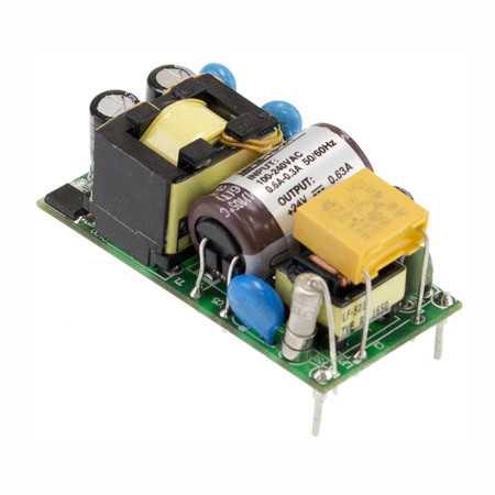 MFM-15-12 switching power supply, open-frame, 15W, 12V, 1,25A, MEAN WELL