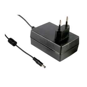 GST36E09-P1J Plug-in switching power supply, 28W, 9V, 3.11A ErP-2, MEAN WELL