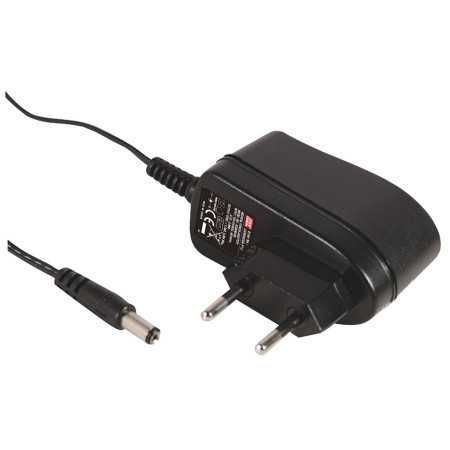 GSM12E05-P1J Plug-in switching power supply, 12W, 5V, 2.4A medical,, MEAN WELL