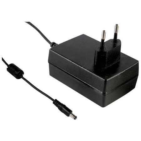 GEM18I09-P1J Plug-in switching power supply, 18W, 9V, 2A medical,, MEAN WELL