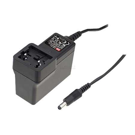 GSM25E05-P1J Plug-in switching power supply, 20W, 5V, 4A medical,, MEAN WELL