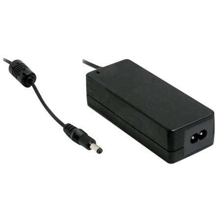 GSM60B24-P1J Switching power supply, external 60W, 24V, 2.5A medical,, MEAN WELL