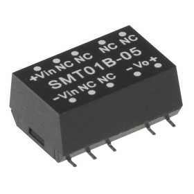 SMT01C-12 DC/DC Converter 48:12V 83mA 1W, MEAN WELL