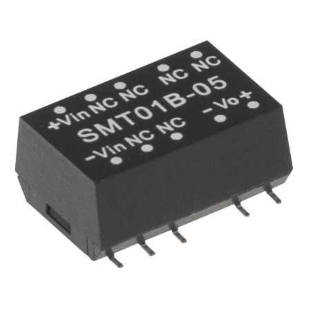 SMT01C-12 DC/DC Converter 48:12V 83mA 1W, MEAN WELL