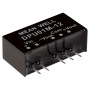 DPU01L-15 DC/DC converter 4.5-5.5V:+/-15V 33mA 1W, MEAN WELL