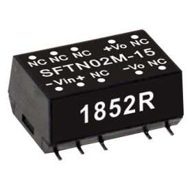 SFTN02L-15 SMD DC/DC Converter 5:15V 133mA, MEAN WELL