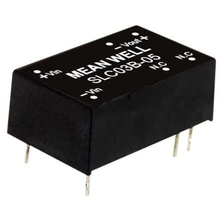 SLC03B-05 DC/DC Converter 18-36V:+5V 600mA 3W, MEAN WELL