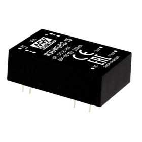RSDW08F-15 DC/DC Converter 9-36V:+15V 530mA 8W, MEAN WELL