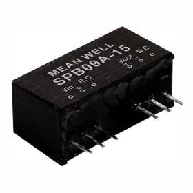 DPB09A-05 DC/DC converter 12:+/-5V +/-800mA 9W, MEAN WELL