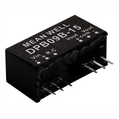 SPB09B-03 DC/DC converter 24:3.3V 2000mA 9W, MEAN WELL