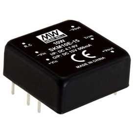 SKM10E-12 DC/DC Converter 4.7-9V:+12V 833mA 10W, MEAN WELL