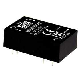 RDDW10H-12 DC/DC Converter 43-160V:+/-12V +/-416mA 10W, MEAN WELL