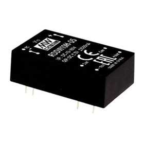 SCW12A-05 DC/DC Converter 9-18V:+5V 2400mA 12W, MEAN WELL