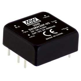 SKA20A-05 DC/DC Converter 9-18V:+5V 4000mA 20W, MEAN WELL
