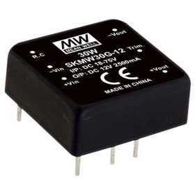SKM30A-05 DC/DC Converter 9-18V:+5V 6A 30W, MEAN WELL
