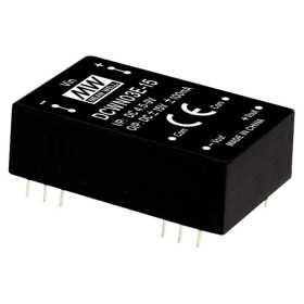 DLC03A-12 DC/DC converter 9-18V:+/-12V 125mA 3W, MEAN WELL