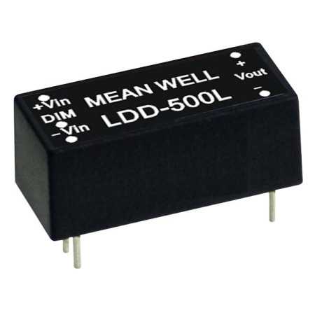 LDH-45A-350 DC/DC LED Driver 9-18V:350mA, MEAN WELL