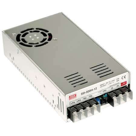 SD-500H-48 DC/DC Converter 72-144:48V 10.5A 504W, MEAN WELL