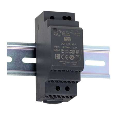 DDR-60G-12 DC/DC Converter 9-36V:12V 5A 60W, MEAN WELL