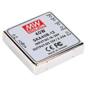 RSDW60F-05 DC/DC Converter 9-36V:5V 12A 60W, MEAN WELL