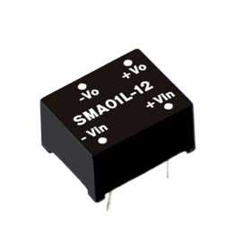 SMA01L-09 DC/DC Converter 5:9V 110mA 1W, MEAN WELL