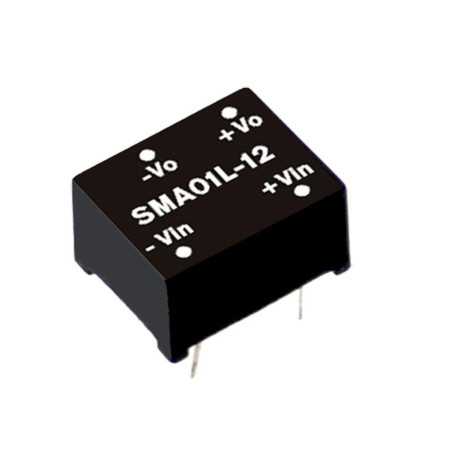 SMA01L-09 DC/DC Converter 5:9V 110mA 1W, MEAN WELL