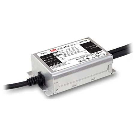 XLG-25-AB Led driver, IP67 25W, 22-54V, 0.25-1.05A CP, MEAN WELL