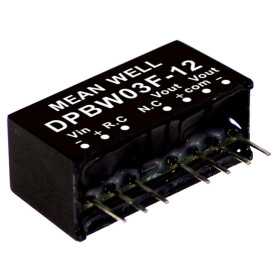 DPBW06F-15 DC/DC converter 9-36V:+/-15V 200mA 6W, MEAN WELL