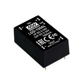 LDD-1000L DC/DC LED Driver 6-36V:1000mA, MEAN WELL