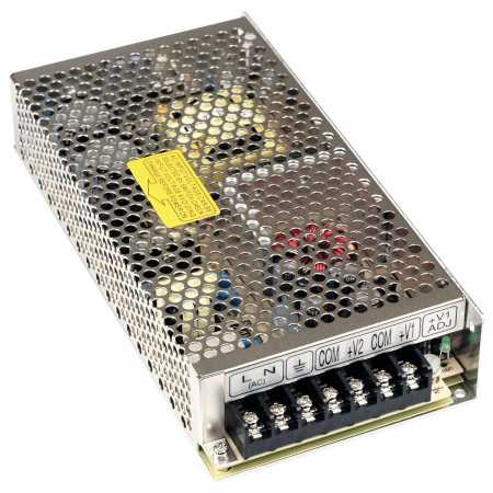 RID-125-1224 Switching power supply, closed, 133W, +12/+24V, MEAN WELL - BiF Electronic