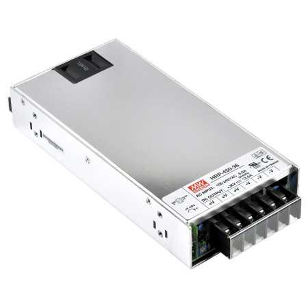 HRPG-450-5 Switching power supply, closed, 450W, PFC 5V, 90A, MEAN WELL - BiF Electronic
