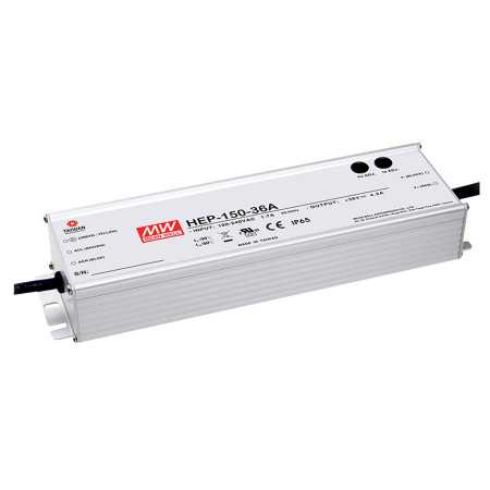HEP-150-36A switching power supply, industrial, IP65, 150W, 36V, 4,2A, MEAN WELL - BiF Electronic