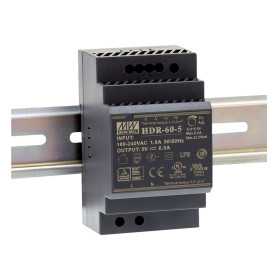HDR-60-48 DIN rail power supply, 60W, 48V, 1.25A, MEAN WELL - BiF Electronic