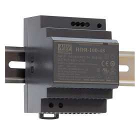 HDR-100-24N DIN rail power supply, 100.8W, 24V, 4.2A, MEAN WELL - BiF Electronic