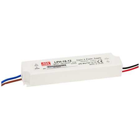 LPH-18-36 Led driver, Class2 18W, 36V, 0.5A CV, MEAN WELL - BiF Electronic