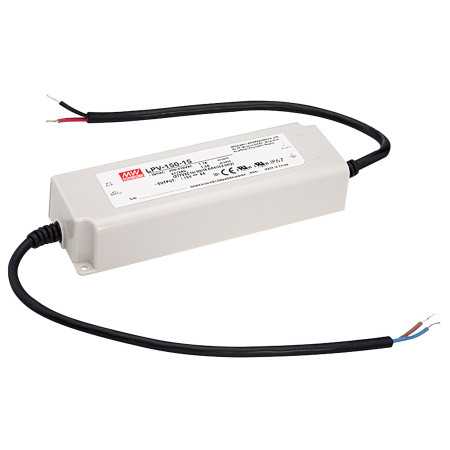 LPV-150-15 Led driver, IP67 120W, 15V, 8A CV, MEAN WELL - BiF Electronic