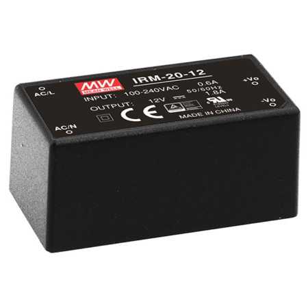 IRM-20-24 Switching power supply, module, 21.6W, 24V, 0.9A, MEAN WELL - BiF Electronic