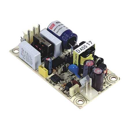 PS-05-5 Switching power supply, open-frame, 5W, 5V, 1A, MEAN WELL - BiF Electronic