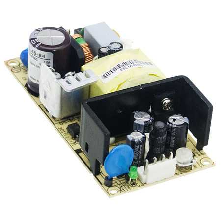EPS-45-3.3 switching power supply, open-frame, 26.4W, PFC 3.3V, 8A, MEAN WELL - BiF Electronic