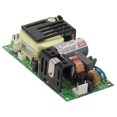 EPS-120-24 switching power supply, open-frame, 120W, 24V, 5A, MEAN WELL - BiF Electronic
