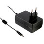 GST18E24-P1J Plug-in switching power supply, 18W, 24V, 0.75A ErP-2, MEAN WELL - BiF Electronic