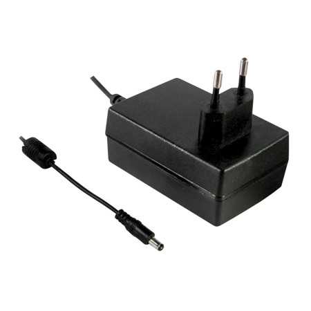 GST36E12-P1J Plug-in switching power supply, 36W, 12V, 3A ErP-2, MEAN WELL - BiF Electronic